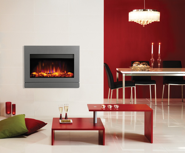 stufe elettriche, camino elettrico, Riva2 670, Steel