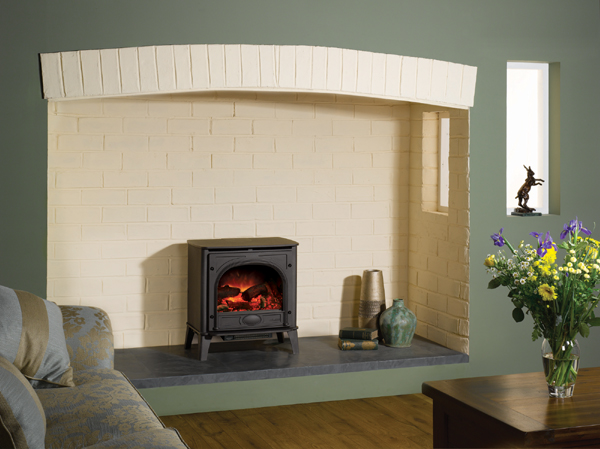stufa elettrica inglese, Stockton, Gazco, Oekotherm