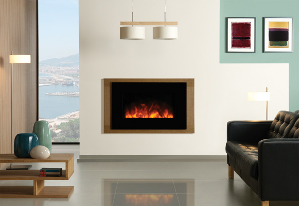 Riva Vision Studio 1, 2, 22, 3, Serie E-Motiv, cornice, camino elettrico