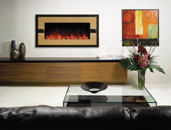 Evolve, camini elettrici Oekotherm, alto rendimento, no cannafumaria, alternativa bioetanolo, pellet, legna, gas