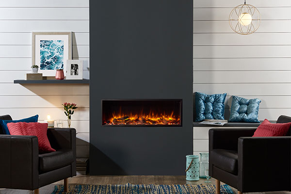 camino, elettrico, incasso, arredamento, design