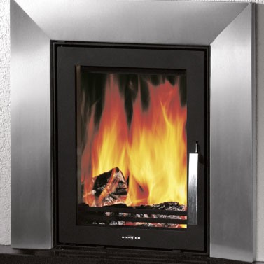 Oranier 56/57P con innovativa tecnologia di combustione, inserto, camino, caminetto, monoblocco